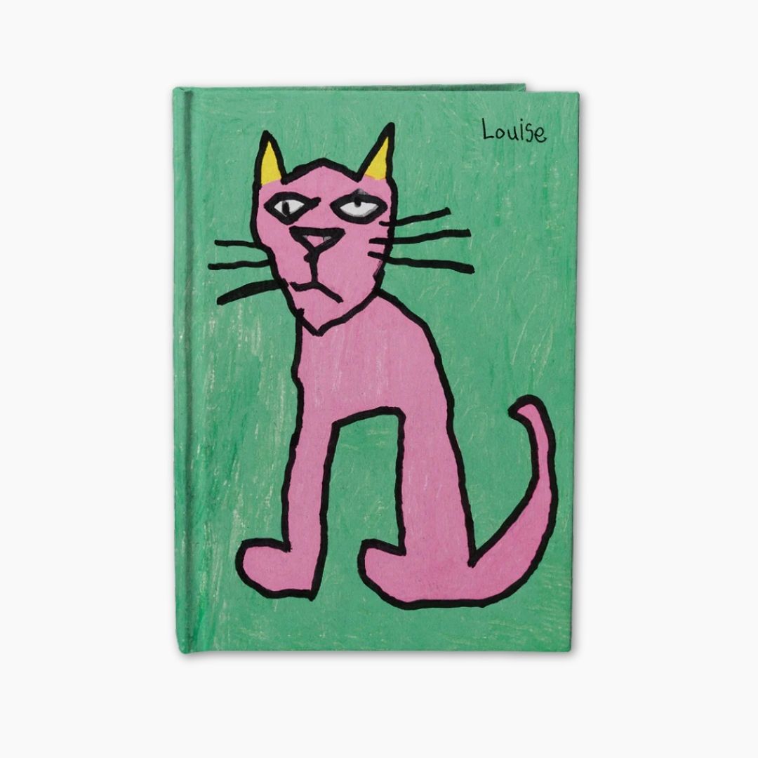 Louise Pink Cat A5 Journal