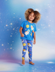 Dinos in Space Kids Leggings