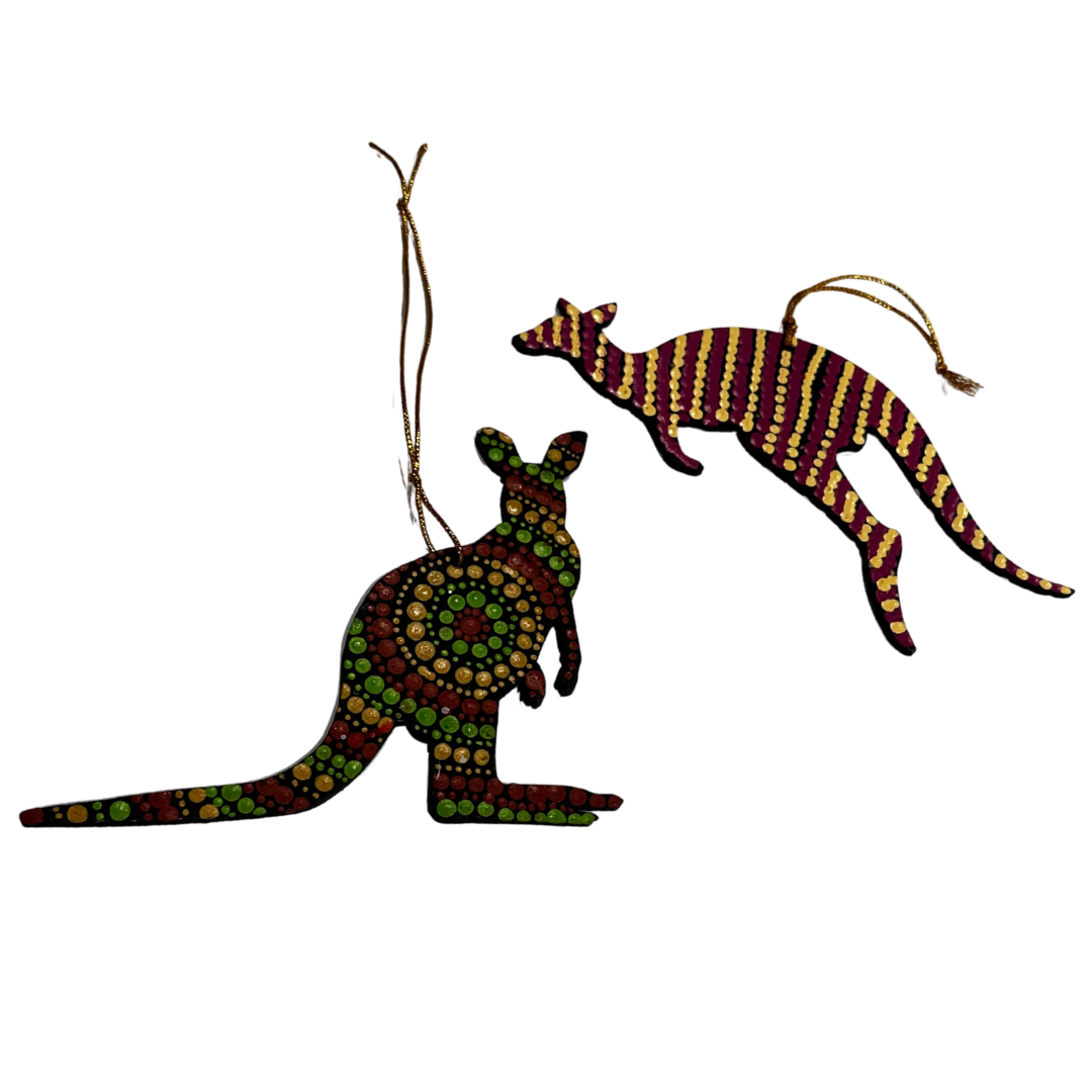 Warlukurlangu Handmade Wood Ornaments