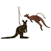 Warlukurlangu Handmade Wood Ornaments