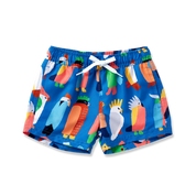 Flamin' Galah Blue Boardshorts