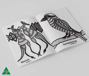Dancing Wombat Colouring Book