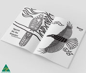 Dancing Wombat Colouring Book