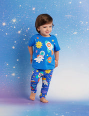 Dinos in Space Baby Leggings