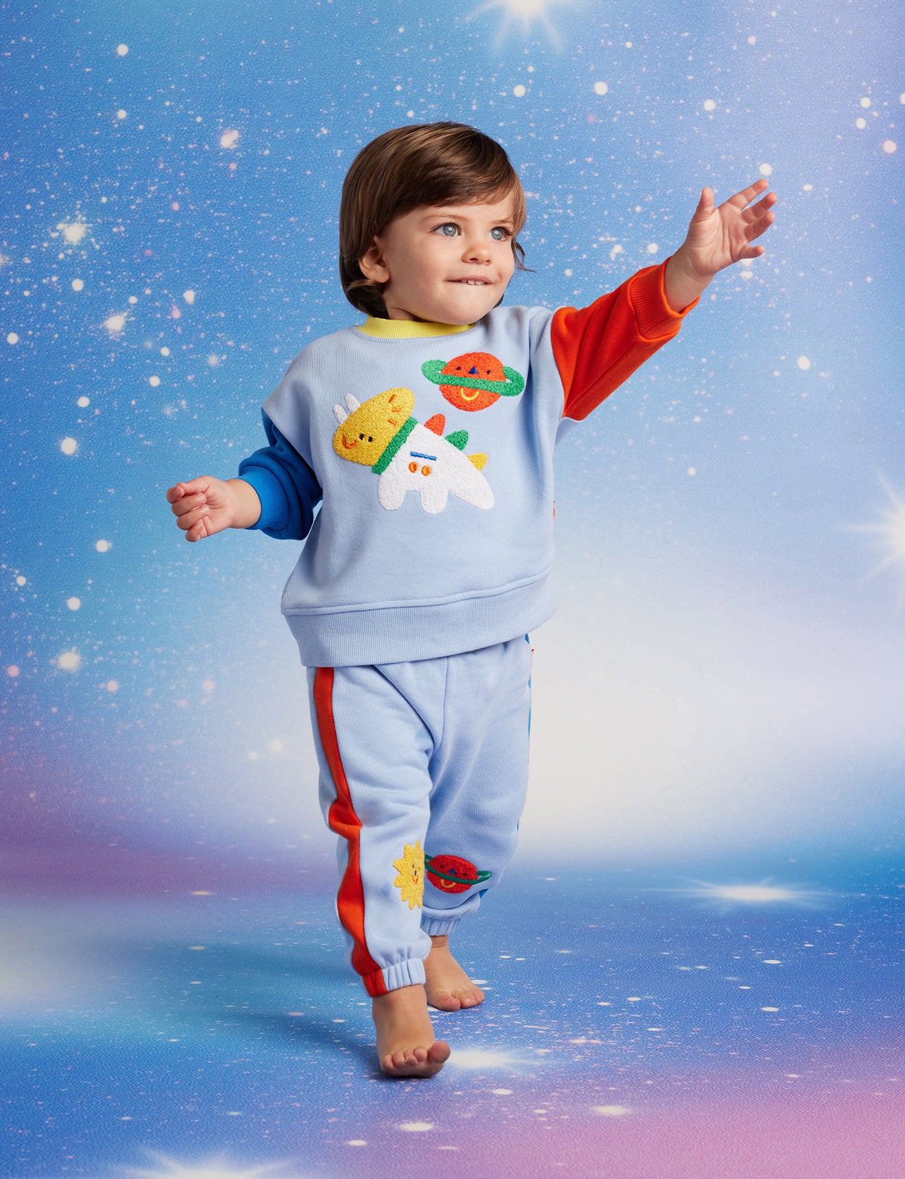 Dinos in Space Fleece Sweater