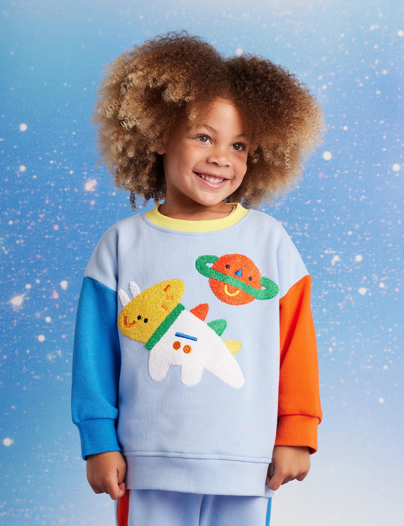 Dinos in Space Fleece Sweater