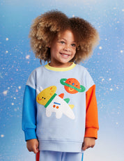 Dinos in Space Fleece Sweater