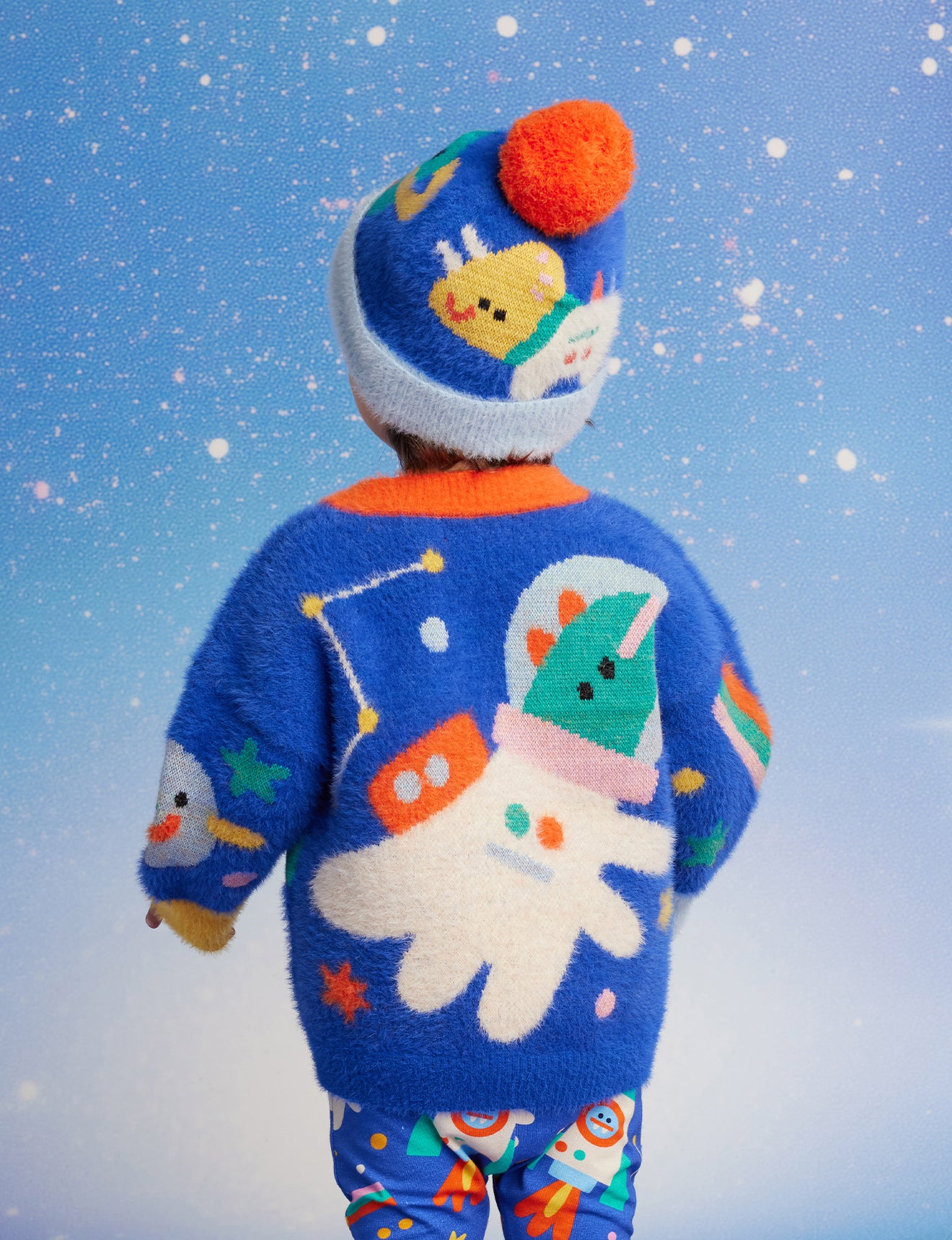 Dinos in Space Cardigan