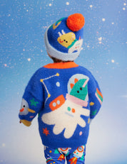 Dinos in Space Cardigan