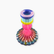 Rainbow Ornate Candlestick Holder
