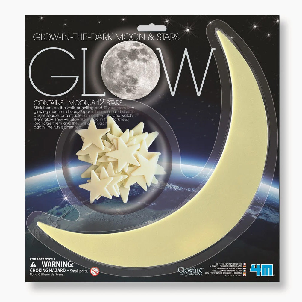 Glow-In-The-Dark Moon and Stars