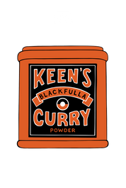Keens Curry Sticker