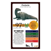 Australian Age of Dinosaurs Top Trumps Game