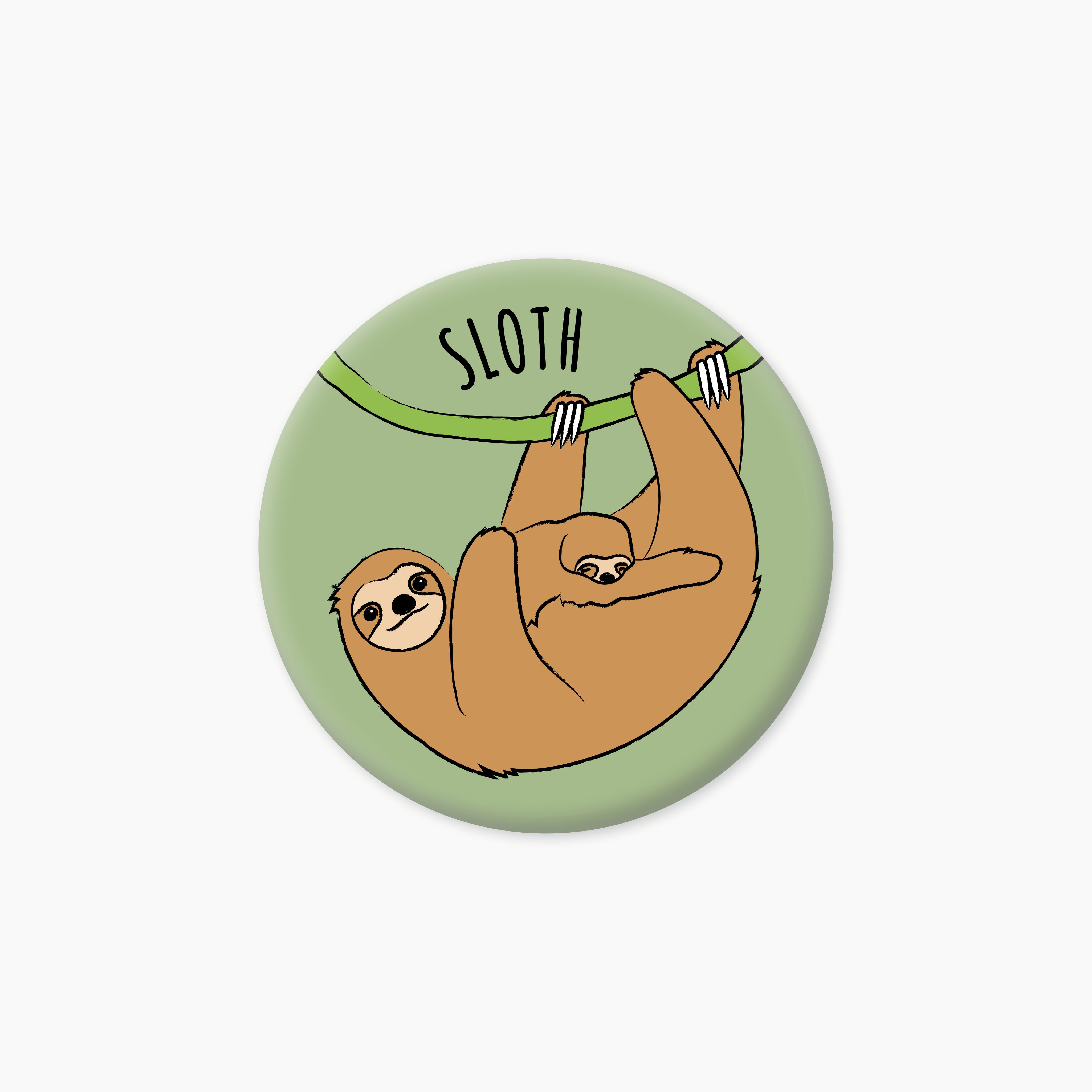 Curious Creatures Button Badge