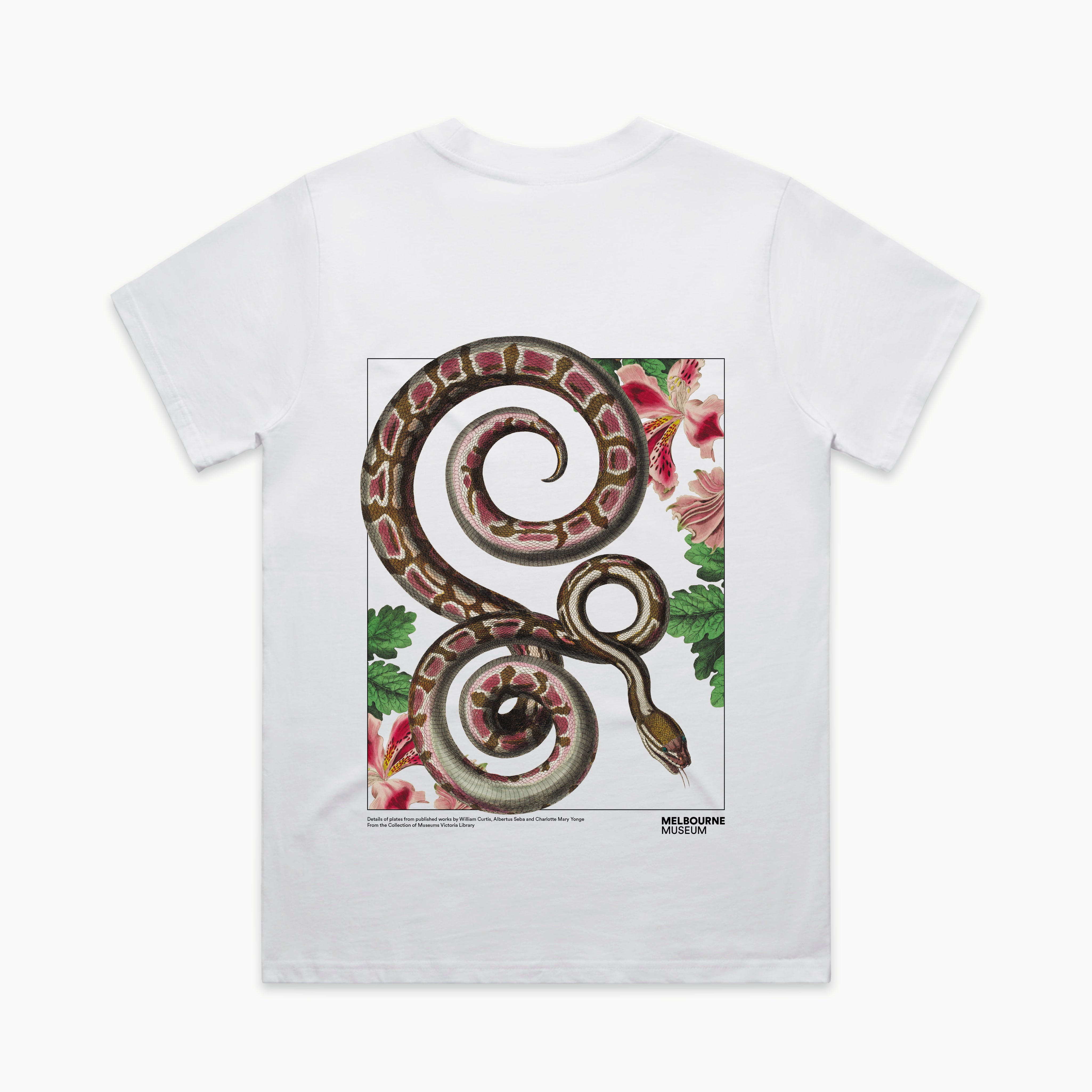 Floral Snake Adults Tee