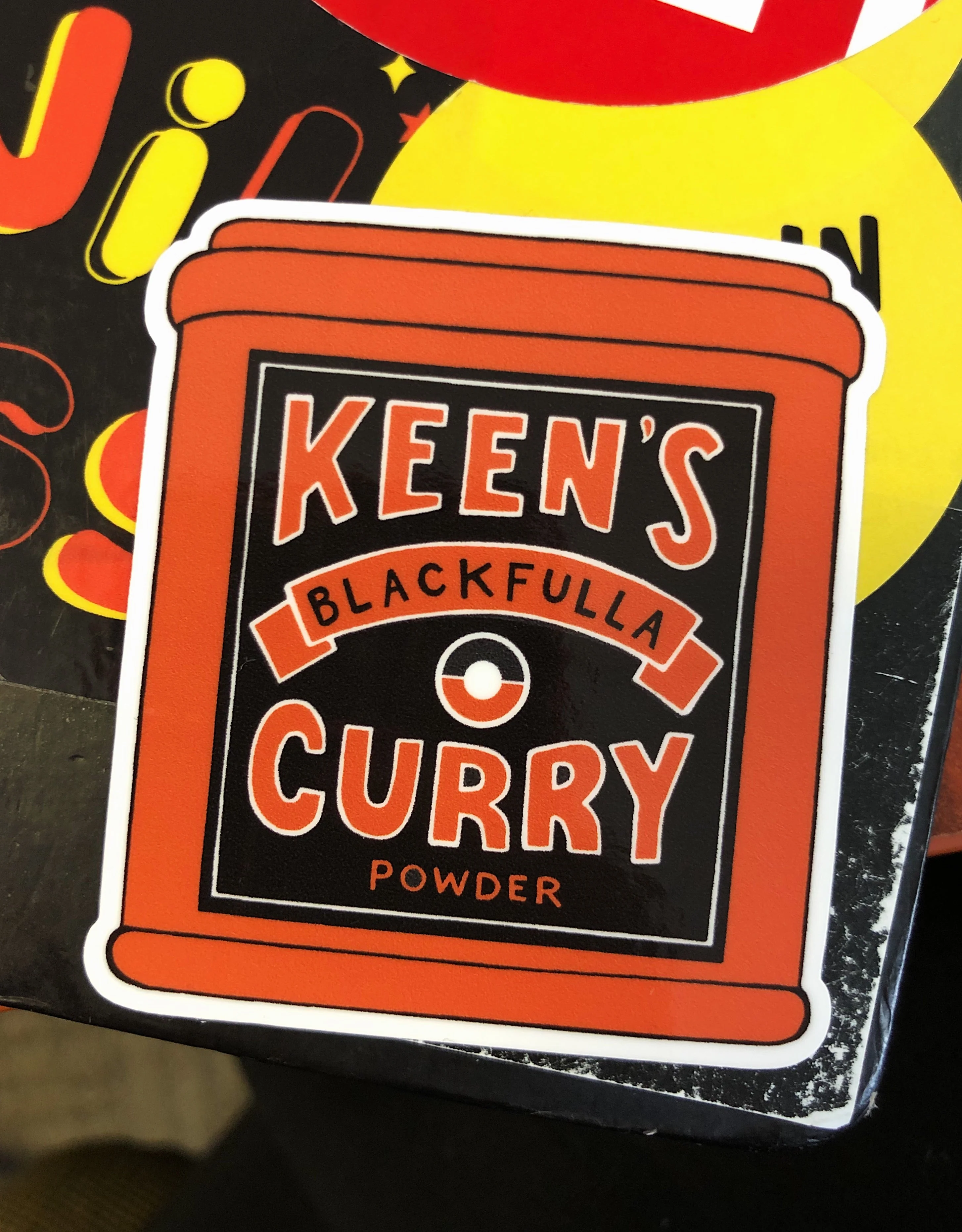 Keens Curry Sticker