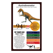 Australian Age of Dinosaurs Top Trumps Game