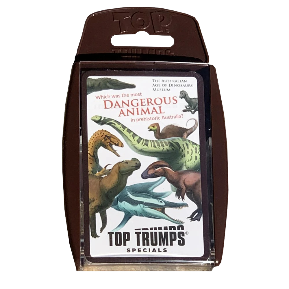 Australian Age of Dinosaurs Top Trumps Game – Museums Victoria Store