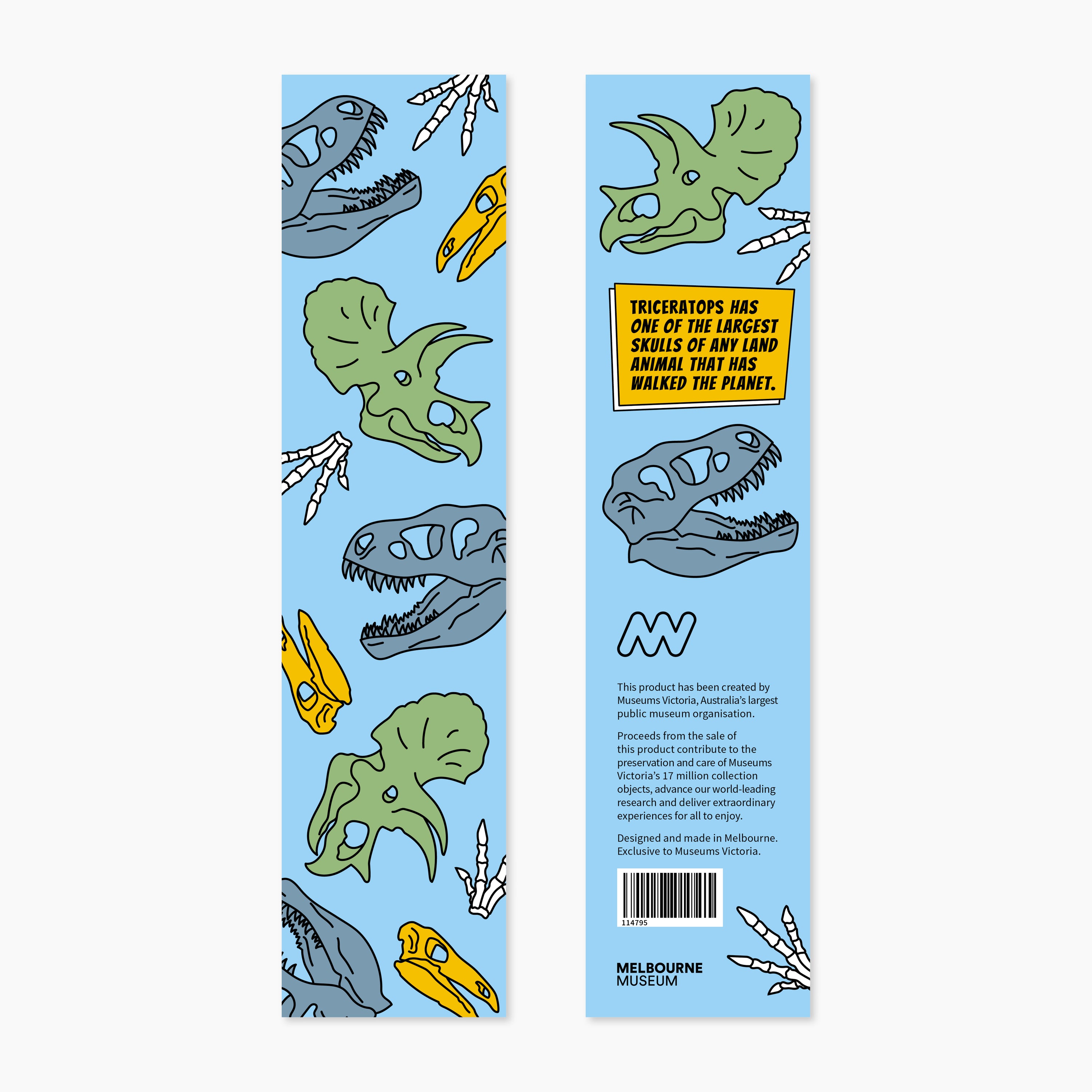 Melbourne Museum Dinosaur Bookmark