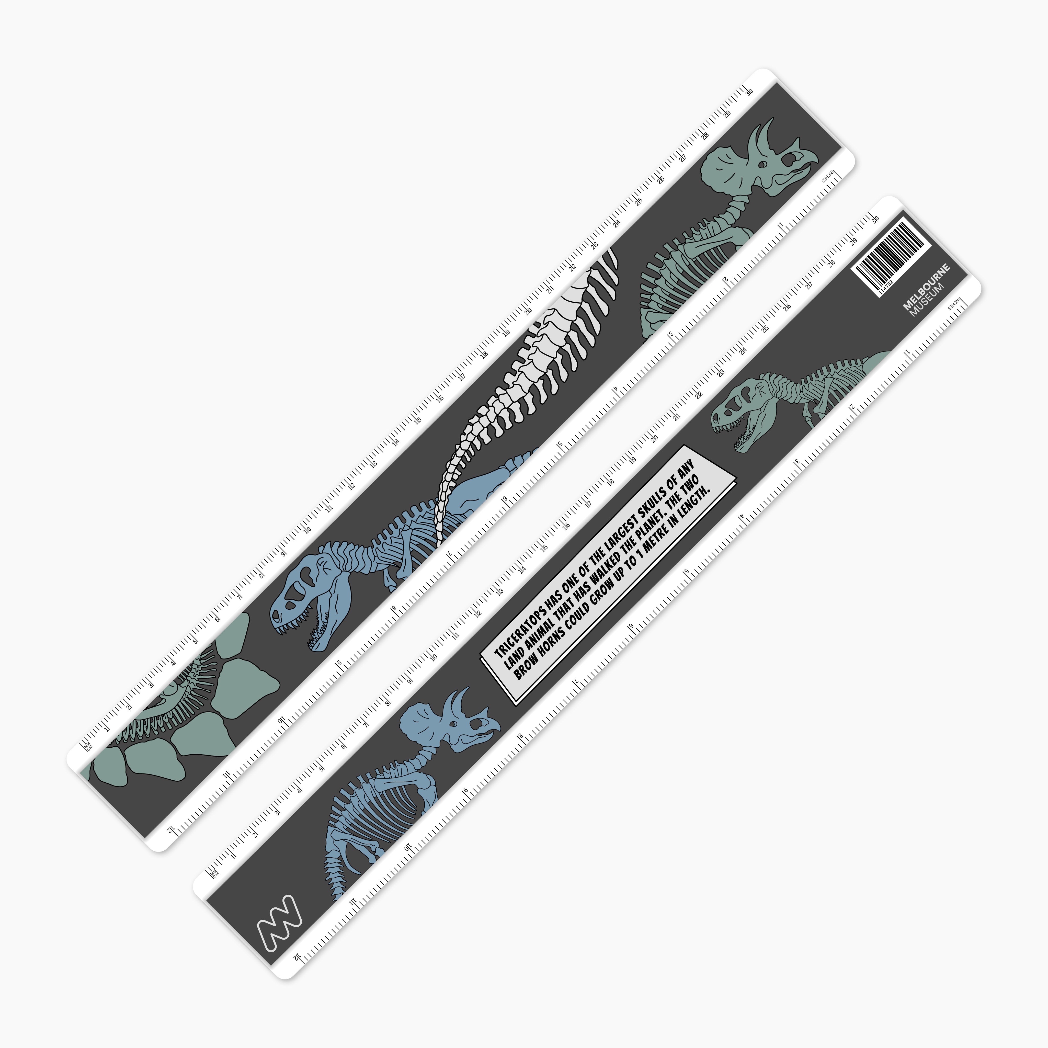 Melbourne Museum 30cm Dinosaur Ruler