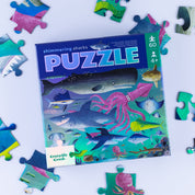 Shimmering Shark Foil Puzzle 60 pc