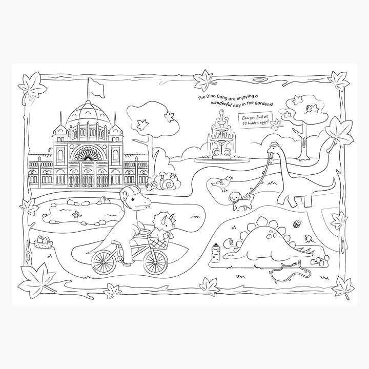 Dino Gang Colouring & Activity Book