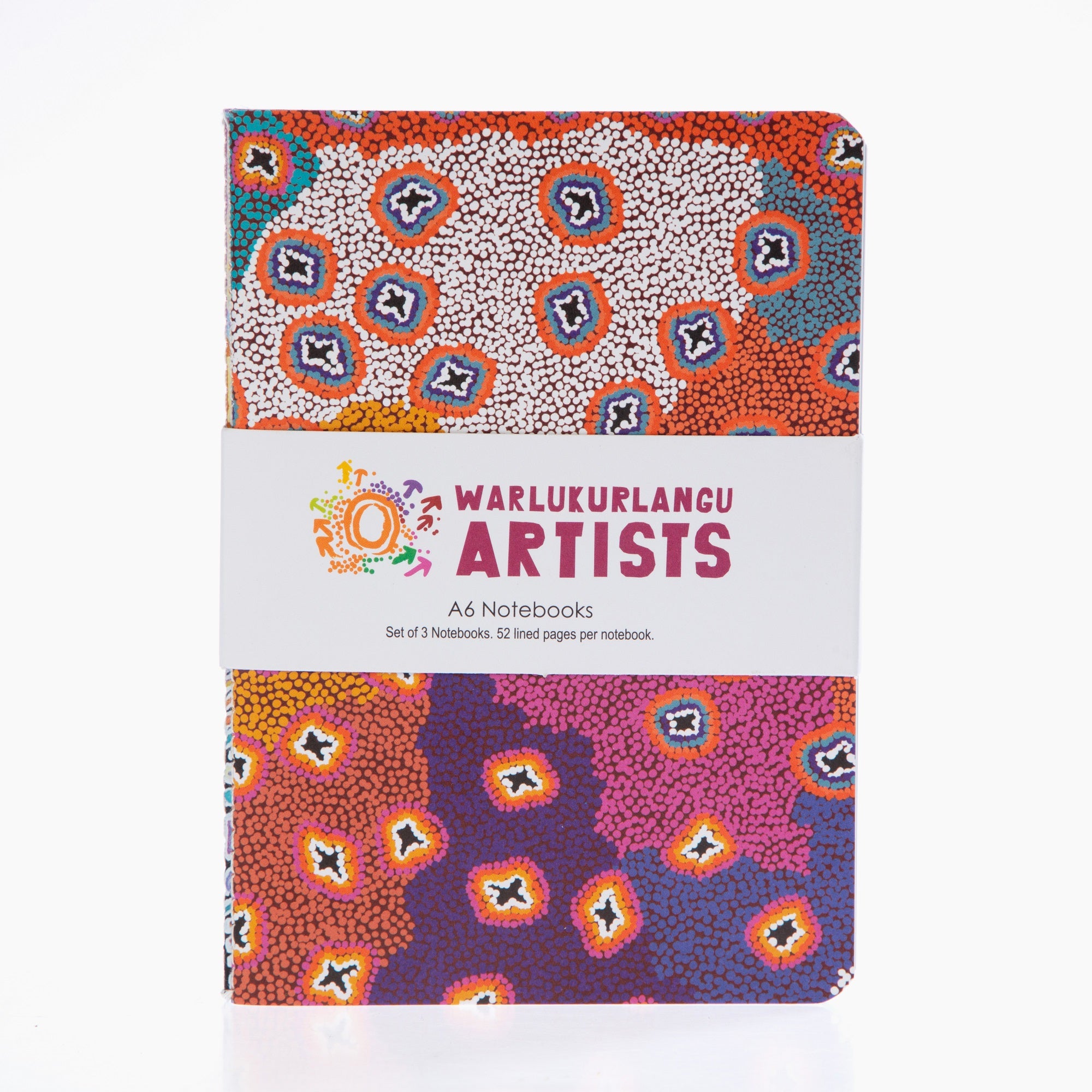 Warlukurlangu Artists A6 Notebooks (Set of 3)