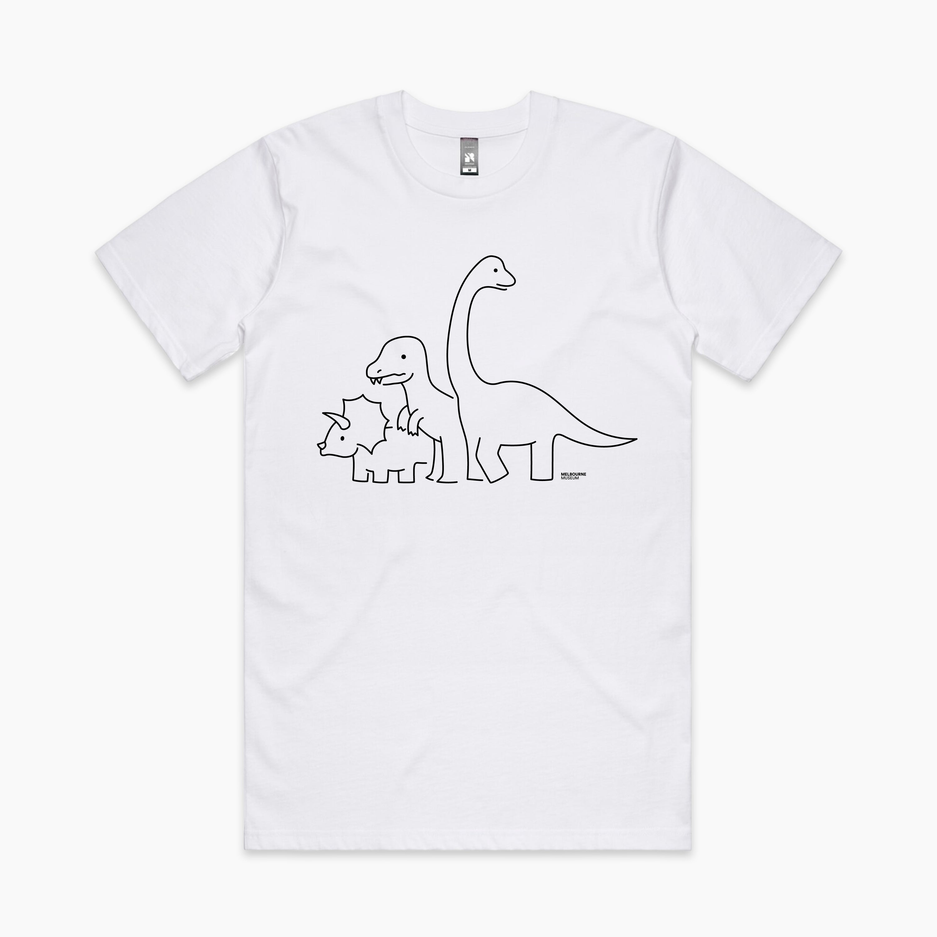 Melbourne Museum Dino Gang Adults Tee