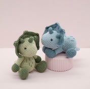 Crochet Your Own Triceratops: Blue Standing