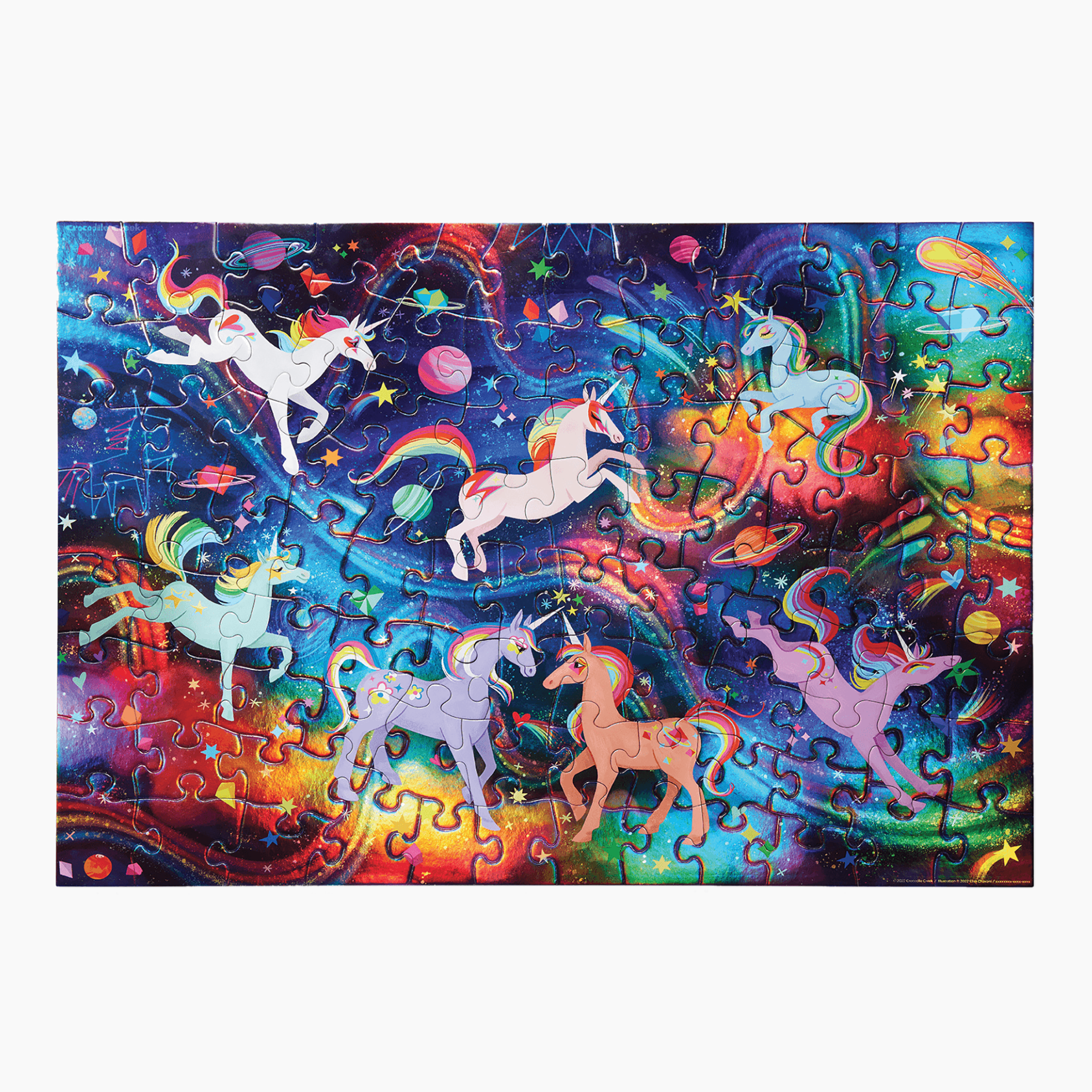 Holographic Puzzle 100 pc - Unicorn Galaxy