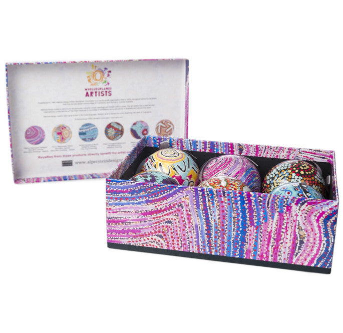 Warlukurlangu Artists Decorations Set of 6