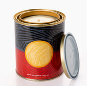 Aboriginal Flag Designer Candle Tin