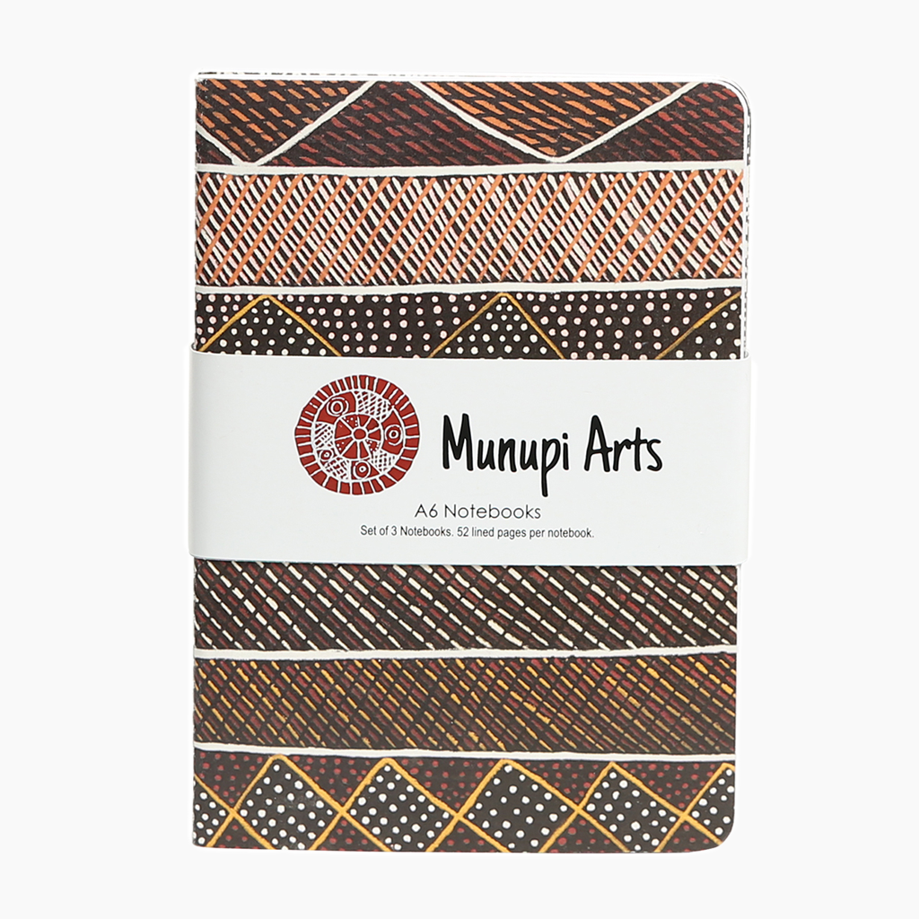 Munupi Art Centre A6 Notebooks (Set of 3)